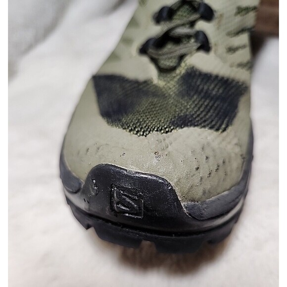 SALOMON Shoes Mens  11  Outline Goretex OrthoLite Burnt Olive 409968 Hiking Walk main image 5